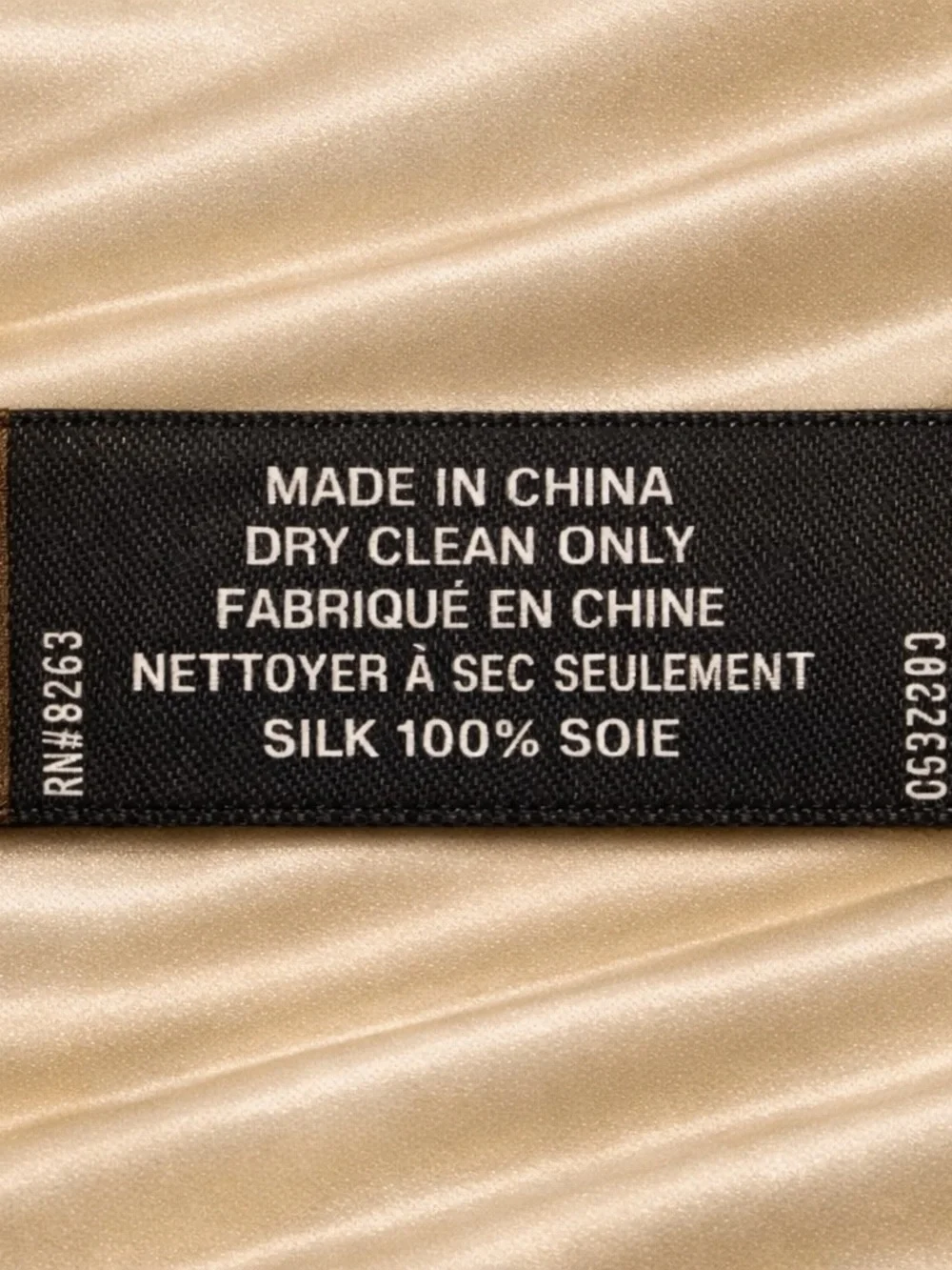 Newer coach scarf, medium sized, 100% silk, neutral tones. Soft and lovely! - Picture 5 of 6